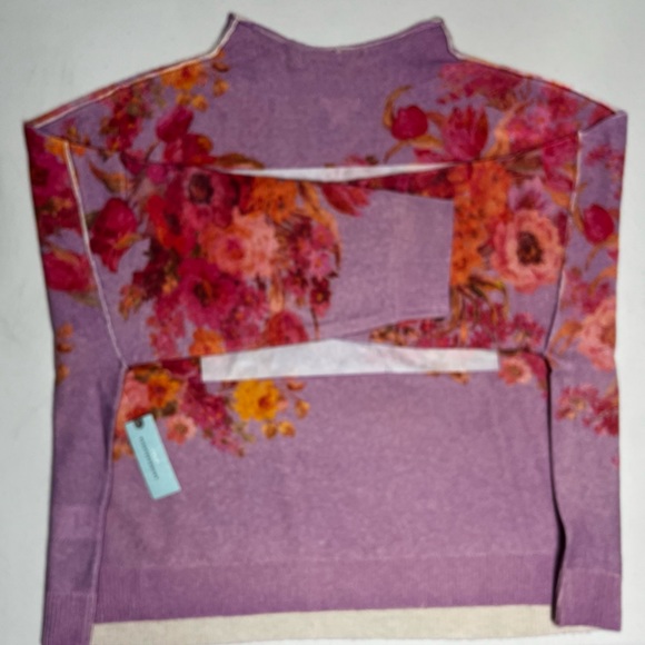 NWT The Alani Cashmere Mock-Neck Sweater by Pilcro - Picture 13 of 14